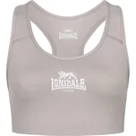 LONSDALE Sportovní podprsenka WARDOUR šedá / bílá