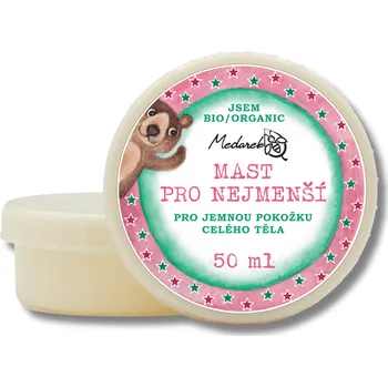 Medarek | Mast pro nejmenší bio - 50 ml pro nejcitlivější pokožku, bez vonných složek, časté použití - 50 ml