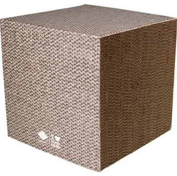 EBI D&amp;D I LOVE HAPPY CATS FREYA Škrábadlo z kartonu pro kočky L 30x30x30cm blok