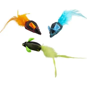 Hračka pro kočku Hračka cat Multicolor mouse 3ks Duvo+