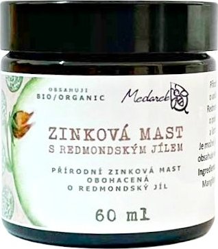 Medarek Zinková mast s Redmondským jílem 60ml