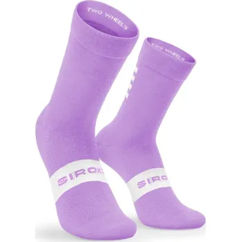 Pánské ponožky SIROKO Cyklistické ponožky S1 Lilac Etna Levandulová XL MODRÁ