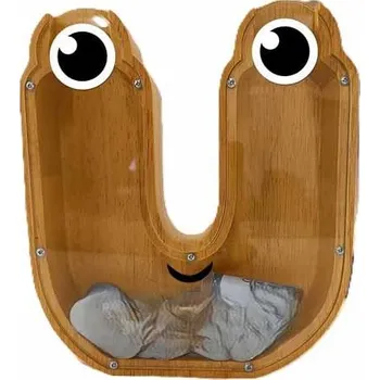 Pokladnička Pokladnička dřevěná - Písmenko U