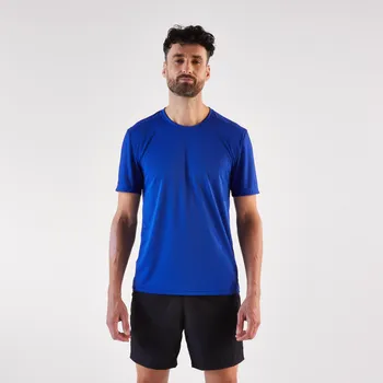 Pánské tričko KIPRUN Pánské běžecké tričko 100 M MODRÁ
