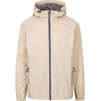 Pánská vesta TRESPASS Nepromokavá turistická bunda S BÉŽOVÁ