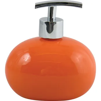 Dávkovač mýdla MSV dávkovač mýdla JAVA, oranžový, keramika, 360 ml