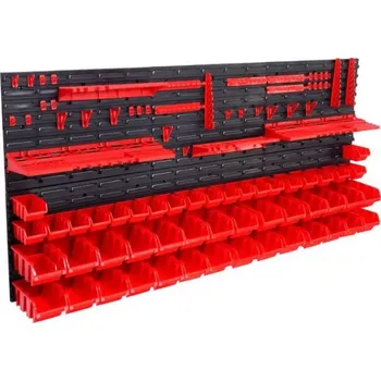 Skříňka na nářadí Dílenská stěna na nářadí 170x78 cm s příslušenstvím, Kraft&Dele KD1181