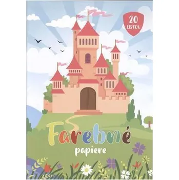 Barevný papír Barevný papír, mix 10 barev, A4, 20 listů