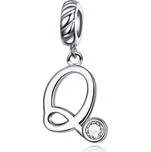 Elenys stříbrný visací přívěsek Psací písmenko Q