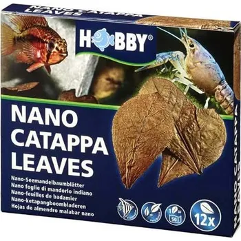 Hnojivo na vodní rostlinu HOBBY Nano Catappa Leaves- 12 ks listy Catappa mandlovník mořský