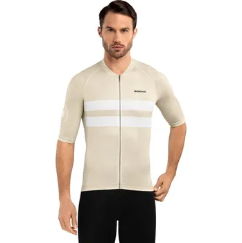 cyklistický dres SIROKO Pánský ultralehký cyklistický dres M3 Swift Béžová S BÉŽOVÁ