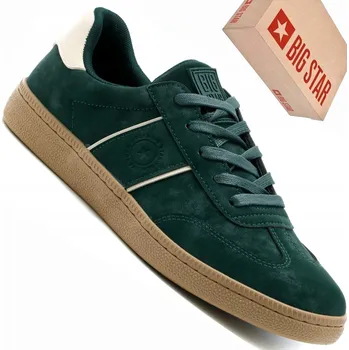 Dámské tenisky Sportovní boty BIG STAR SS174076 Tenisky z eko kůže zelené 41