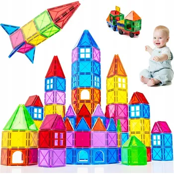 ostatní stavebnice STAVEBNICE XXL VELKÝ 3D SET PRO DĚTI 100 KS AUTA