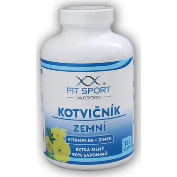 Anabolizér Kotvičník zemní 90% + Vitamin B6 + Zinek 150 kapslí