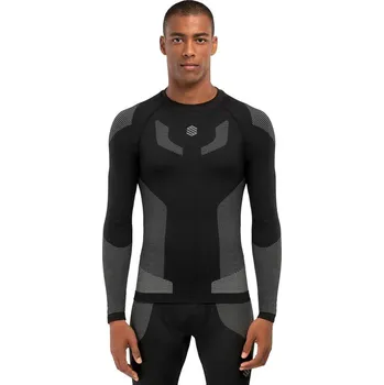 Pánské tričko SIROKO Funkční kompresní triko i Snow Dune Černá XL ČERNÁ