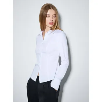 Dámská košile Košile s dlouhým rukávem - L - House - bílý - 182IQ-00X