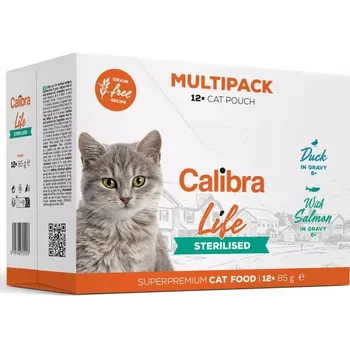 Krmivo pro kočku Calibra Cat Life kapsa Sterilised Multipack 12x85g EXPIRACE 6/2025