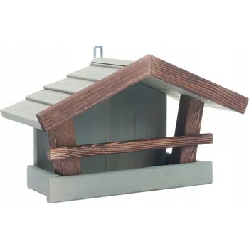 Pro ptáka Závěsné krmítko pro ptáky Woodygift KR-004, zelená střecha