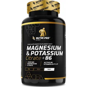 Nutri Pro Sport Citrát hořečnatý draselný B6 60 kaps.