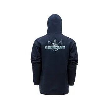 Pánská mikina Grundéns Logo Boat Hoodie Dark Navy Velikost: L