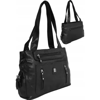 Kabelka Charm & Shape shopper kabelka eko kůže černá