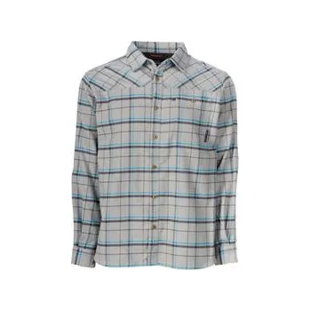 Pánská košile Grundéns Steelhead Flannel Metal Plaid Velikost: XL