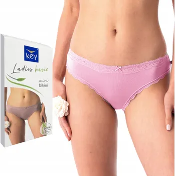 Dámské spodní prádlo Klíč LPR 002 Bambusové kalhotky S-XL růžová L