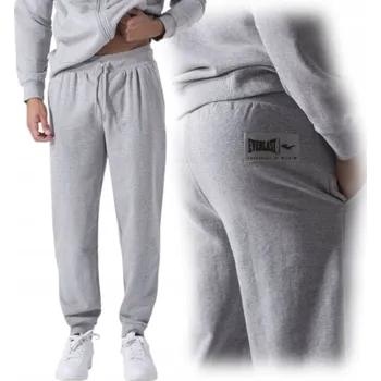EVERLAST bavlněné tepláky FRENCH TERRY vel. XL šedé