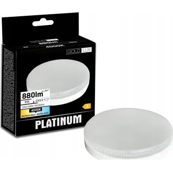 Žárovka LED žárovka Platinum GX53 8W 880lm 4000K denní bílá