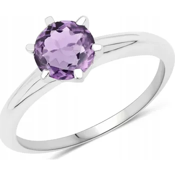 Prsten PRSTÝNEK S PŘÍRODNÍM AMETYSTEM, STŘÍBRO 925