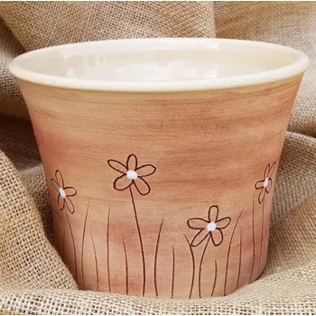 Keramický obal na květináč 03