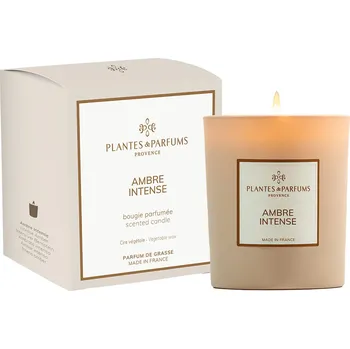 Svíčka Plantes et Parfums de Provence Ambre Intense Vonná svíčka v krabičce, 180 g