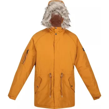 REGATTA Pánská zateplená bunda XL KAŠTANOVÁ|ŽLUTÁ