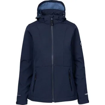 TRESPASS Dámská softshellová bunda DLX 2XL FIALOVÁ |MODRÁ|ŠEDÁ