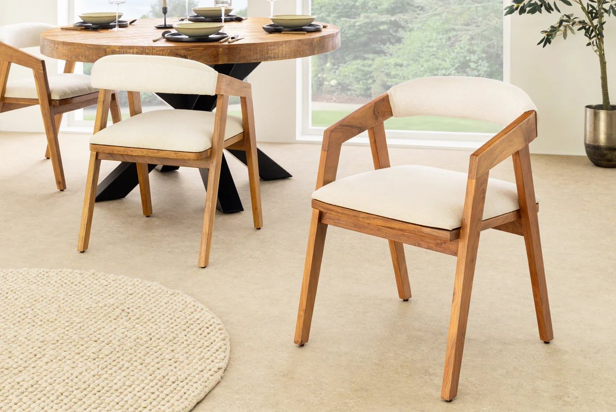 Designová dřevěná židle Mammut akácie