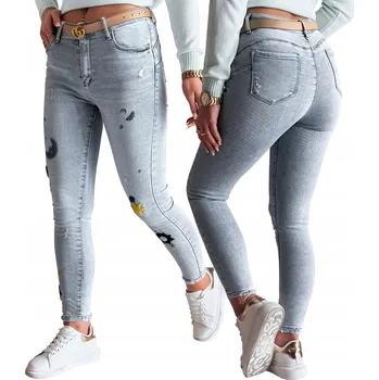 Dámské džíny DStreet UY2453 dámské džíny úzké nohavice velikost 30