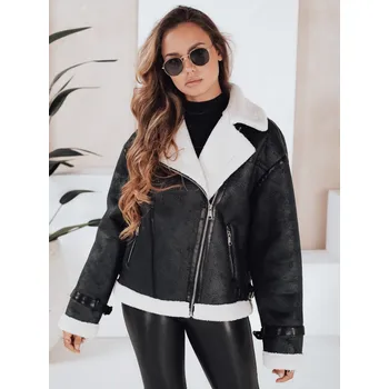 Dámská parka dámská Bunda zimní kožíšek TY5124 Barva: Černá, Velikost: L