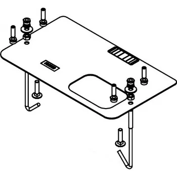 Pohon brány Montážní deska pro pohony RBS400, RBS600, RBS600HS - SPRO600A