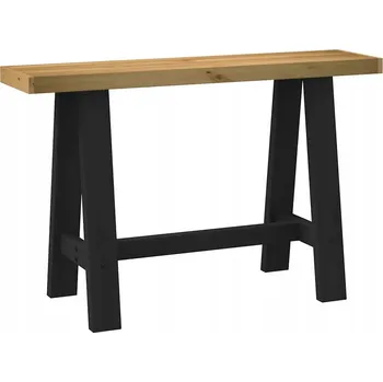 Konferenční stolek Konzolový stolek, NOAIN, 120x30x75 cm, masivní borové dřevo