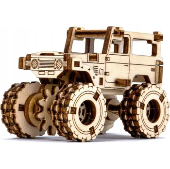 Puzzle Puzzle Wooden City Super Fast Monster Truck 6,8x4,9x4 cm