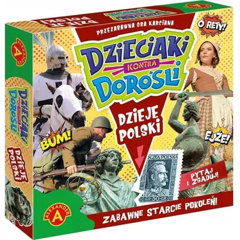 Desková hra Společenská hra Děti vs. Dospělí Dějiny Polský Alexander Zábavná hra Alexander