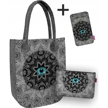 Kabelka Bertoni shopper kabelka polyester vícebarevná