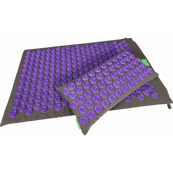 Akupresurní podložka Akupresurní sada Spike hnědo-fialová