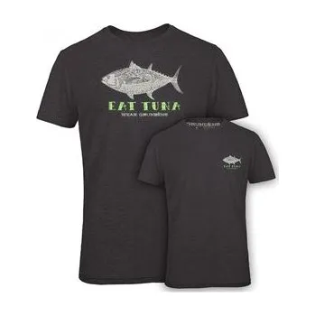 Pánské tričko Grundéns Eat Tuna T-Shirt SMU Heather Charcoal Velikost: M