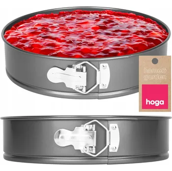 Forma na pečení Kulatá forma na pečení dortů, plech FORMA NA DORT 26 cm, nepřilnavý povrch, šedá