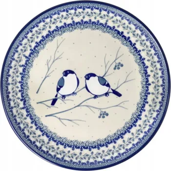 Talíř Mělký jídelní talíř Ceramika Artystyczna Bolesławiec Ø 24 cm