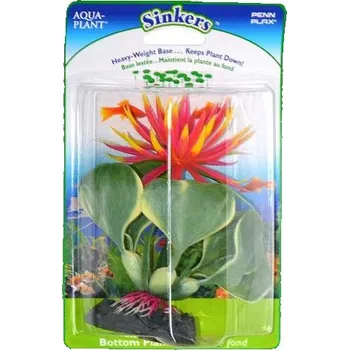 Dekorace do akvária PENN PLAX Rostl.umělá 13cm Red Water Hyacinth