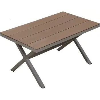 Zahradní nábytek Zahradní stůl - HECHT LIMA TABLE (Luxusní stůl vyrobený z hliníkových profilů s komaxitovou úpravou. Povrch stolu je vyroben z vysoce odolného polywoodu.)