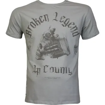 Pánské tričko YAKUZA triko BL 201 Broken Legend silver - 4XL