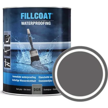 tekutá izolace Vodotěsný pružný elastický těsnící nátěr Rust-Oleum Fillcoat Barva: Tmavě šedá (Dark Grey), Balení: 1 L